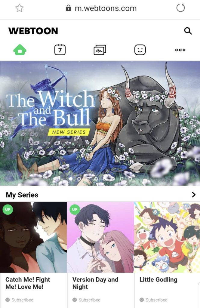 Create a webtoon account