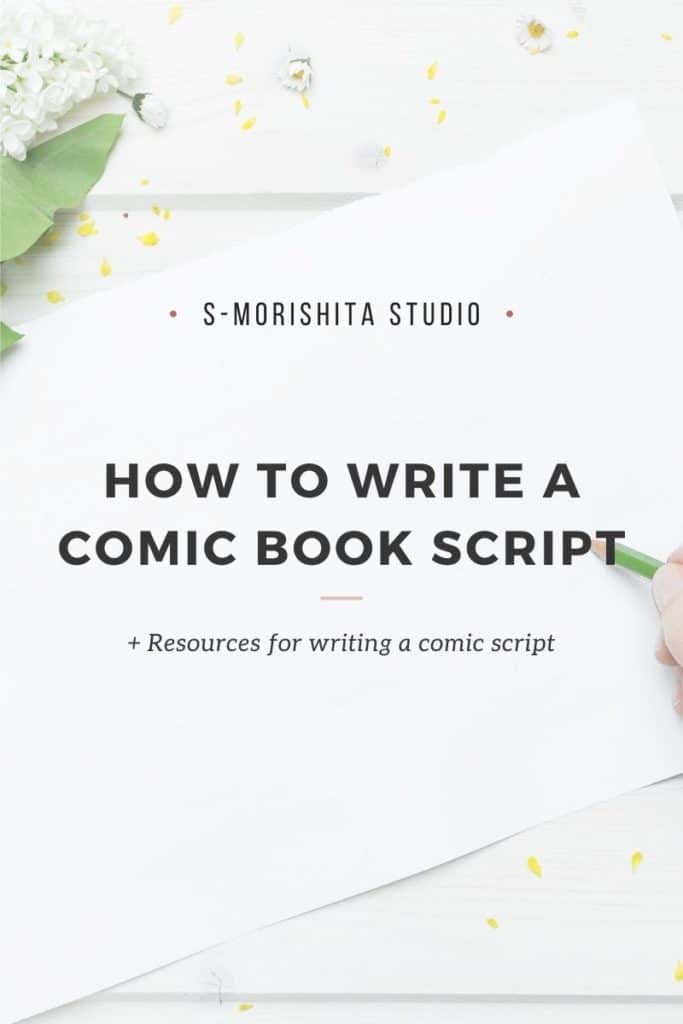 how to write a comic script